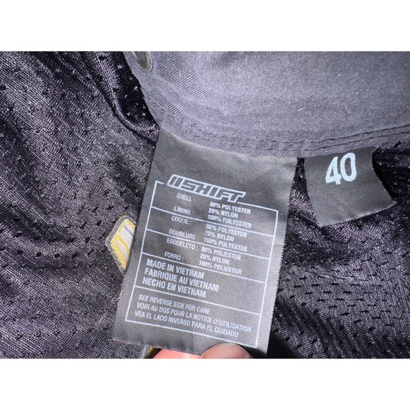 Shift Recon MTB Motocross Pants Black Yellow Mens 40 Racing Race Dirt Bike FLAW - Picture 14 of 15